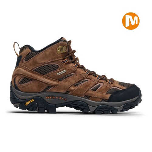 Merrell Moab 2 Mid Waterproof Wanderschuhe Herren Braun [DE-QBCDH]